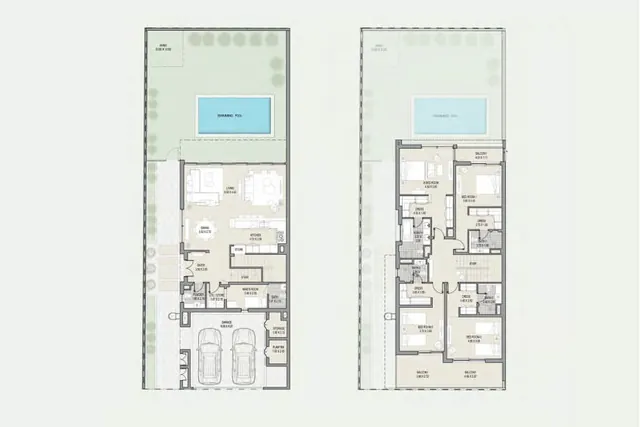 4 bedroom Semi-Detached villas