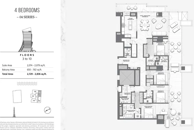 4 bedrooms