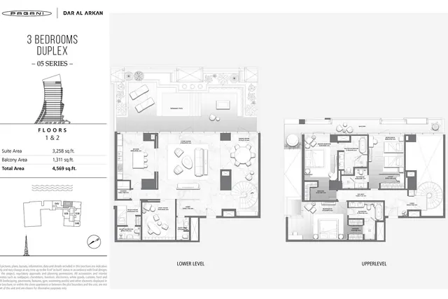 3 bedrooms duplex