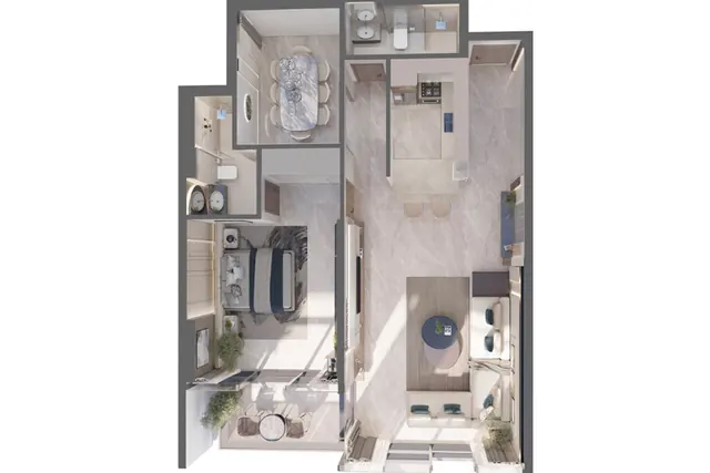 1 bedroom apartment