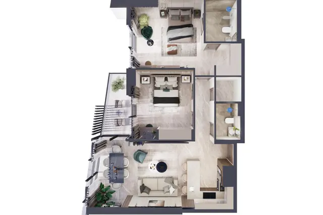 2 bedroom apartment