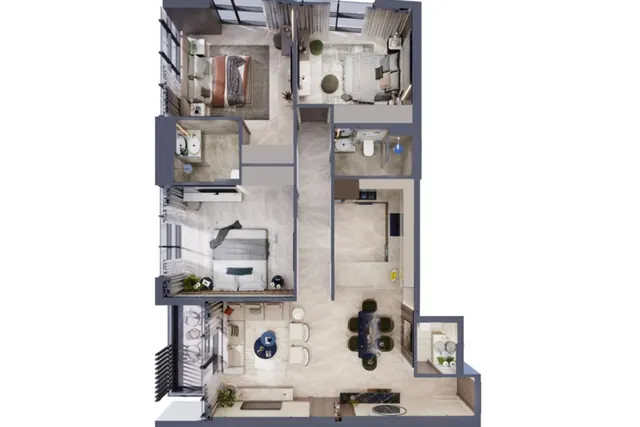 3 bedroom apartment