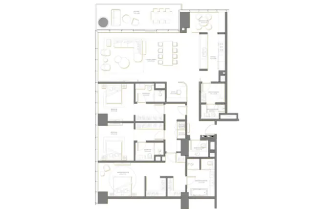 Tower 3, 3 bedroom