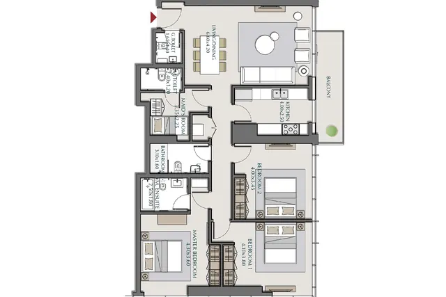 3 bedroom apartment