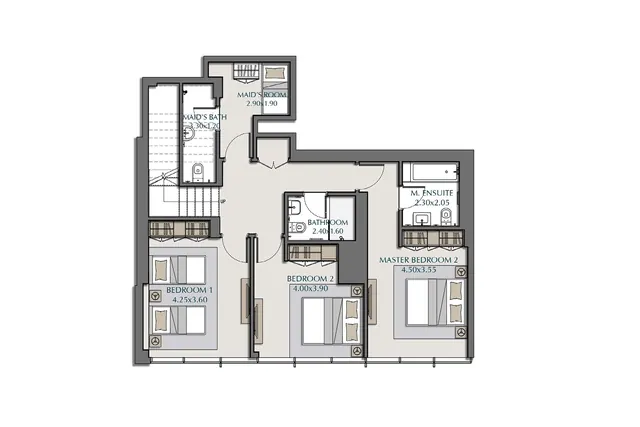 4 bedroom apartment