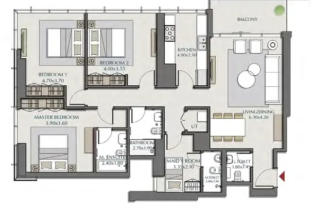 3 bedroom
