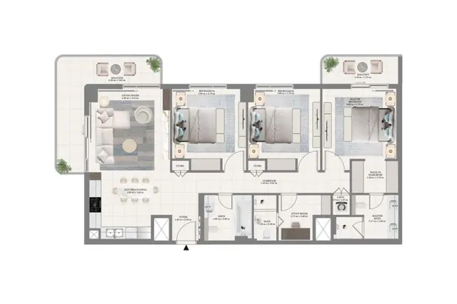 3 bedroom apartment