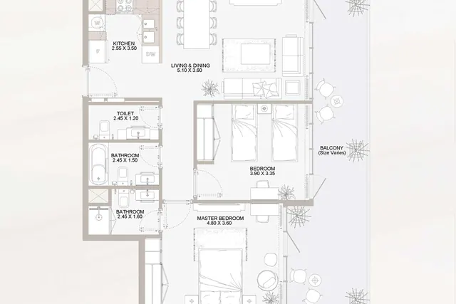 2 bedroom