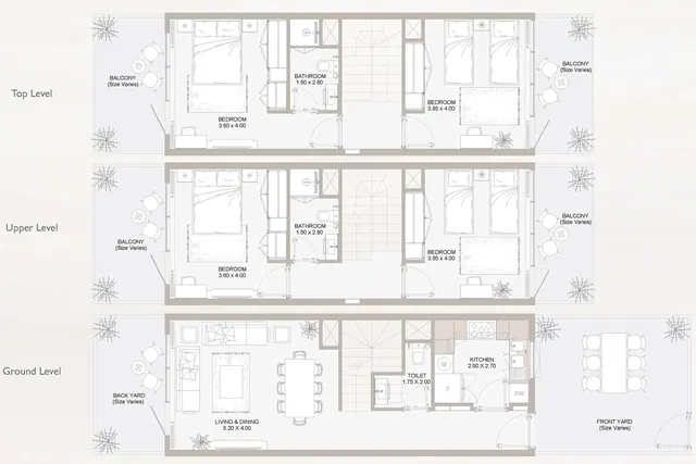 4 bedroom townhouse