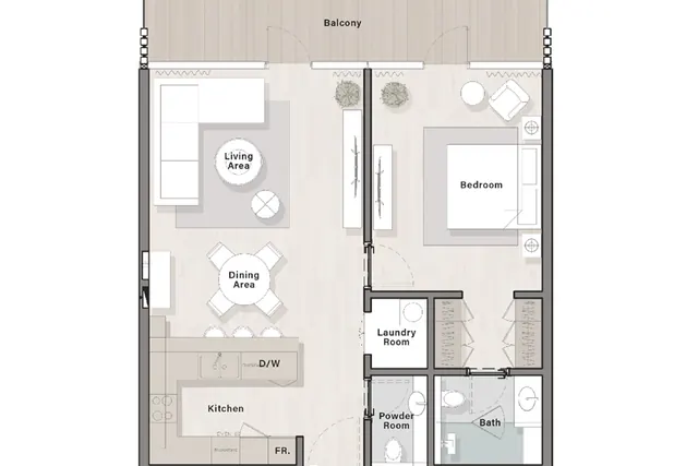 1 bedroom