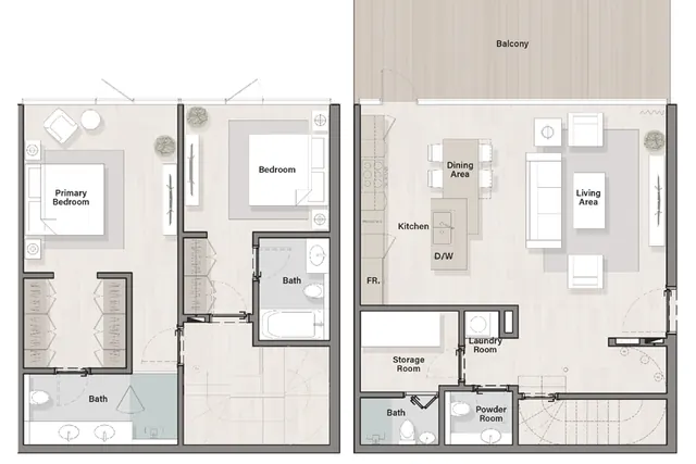 2 bedroom Townhouse