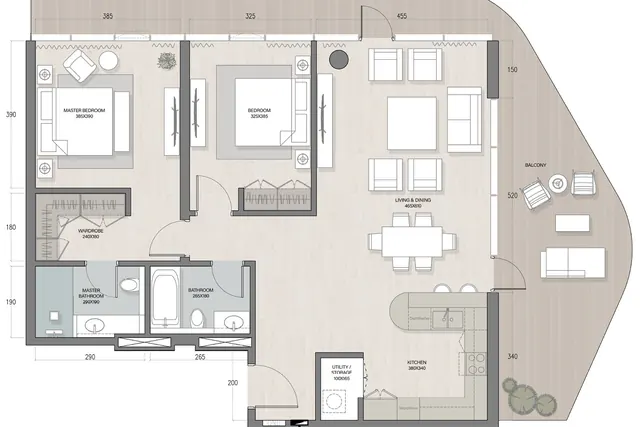 2 bedroom apartment