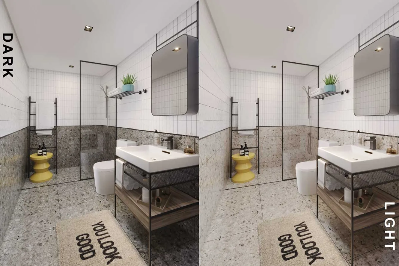 Environmentally friendly materials in two finishes