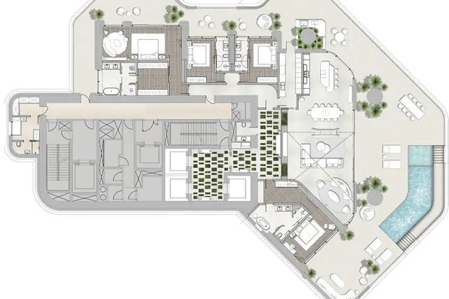 4 bedroom apartment
