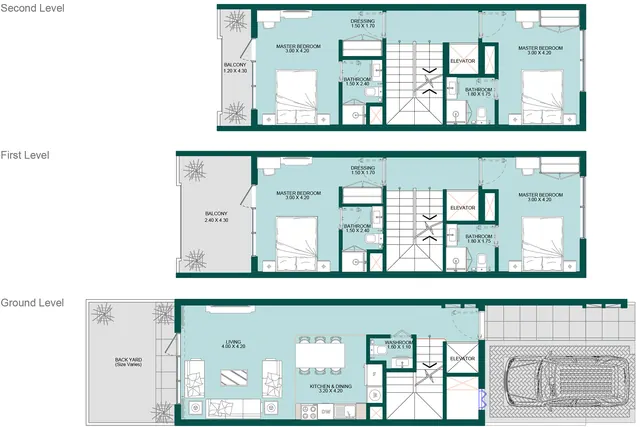 4 bedroom townhouse
