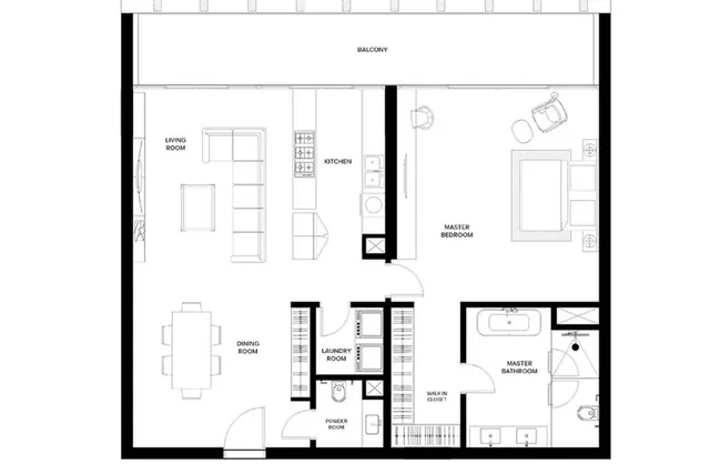 1 bedroom apartment