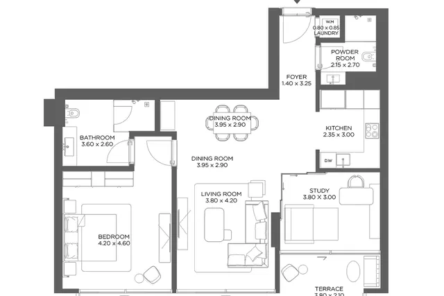 1 bedroom