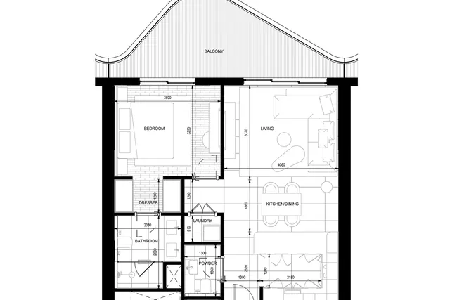 1 bedroom apartment