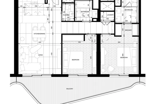 2 bedroom apartment