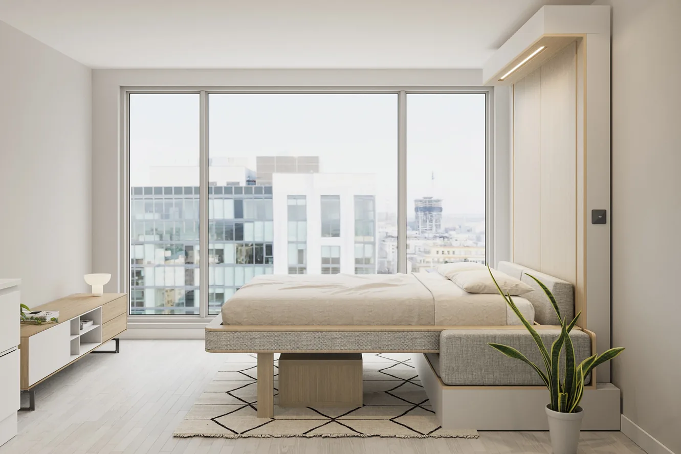 Apartments with robotic furniture