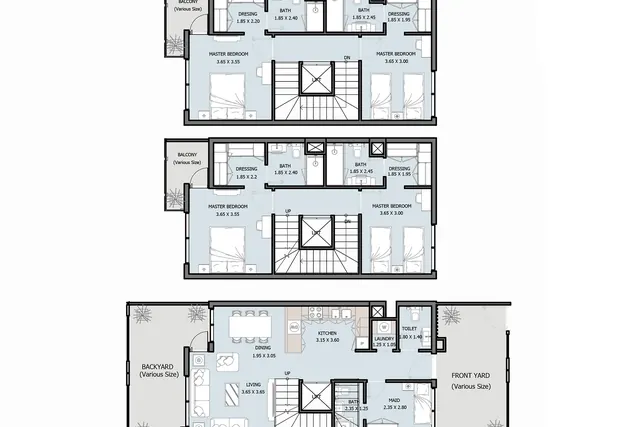 4 bedroom townhouse