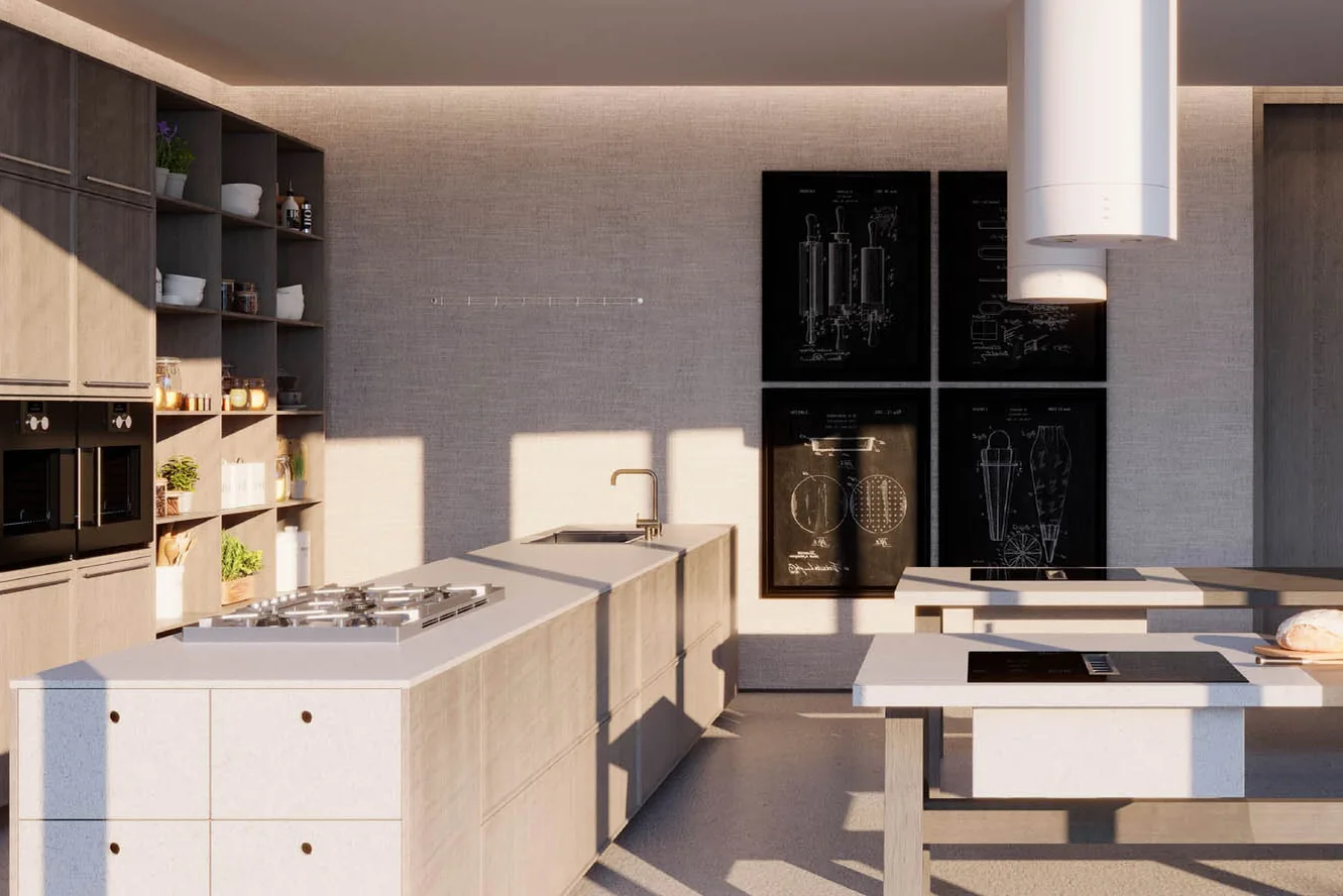 Furnished apartments with appliances