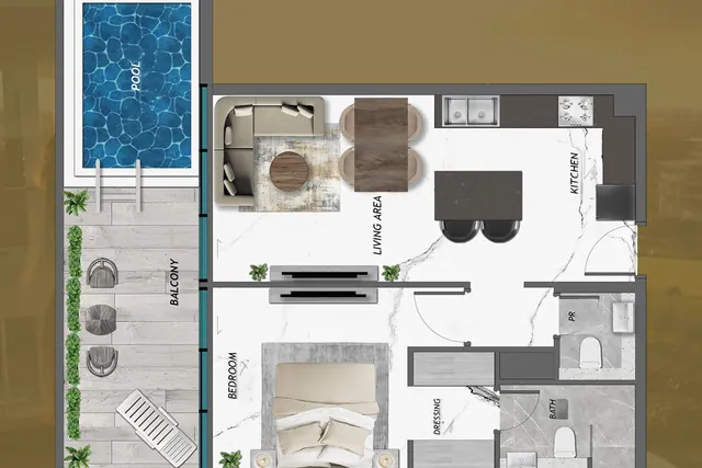 1 bedroom