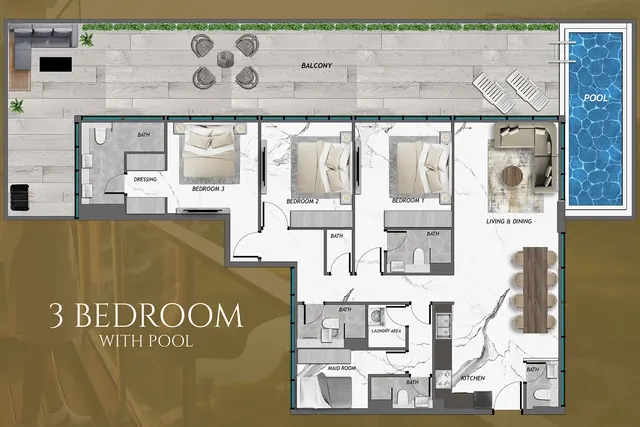 3 bedroom