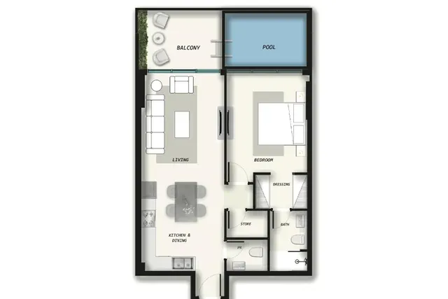 1 bedroom apartment