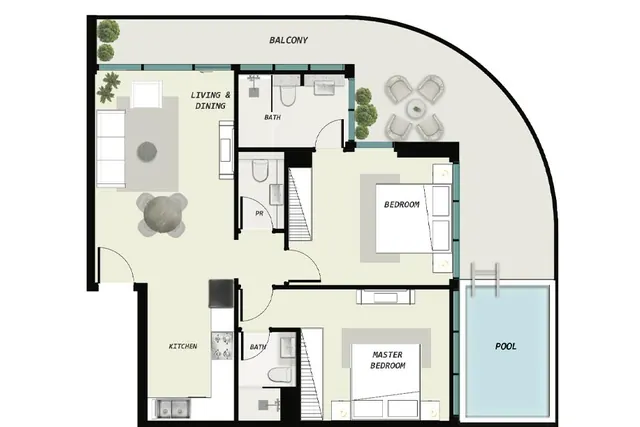 2 bedroom apartment
