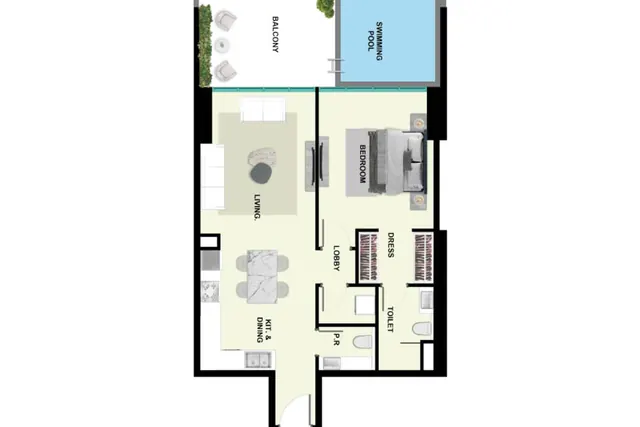 1 bedroom apartment