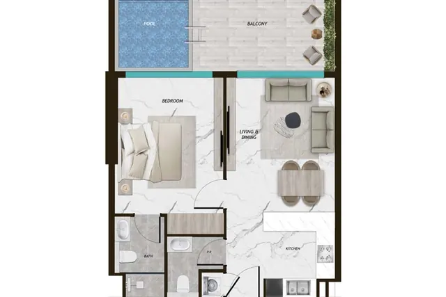 1 bedroom apartment