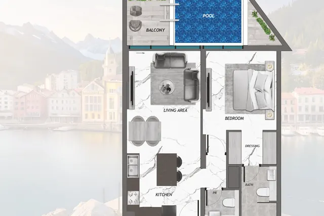 1 bedroom