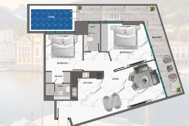 2 bedroom