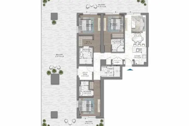 3 bedroom apartment