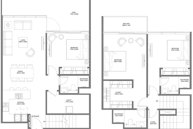 3 bedroom Duplex apartment