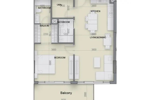 1 bedroom
