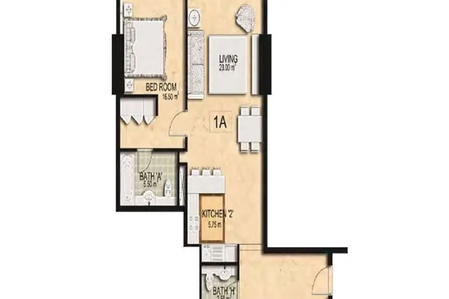 1 bedroom