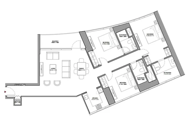 3 bedroom apartment