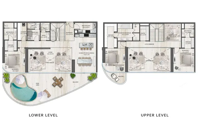 3 bed duplex