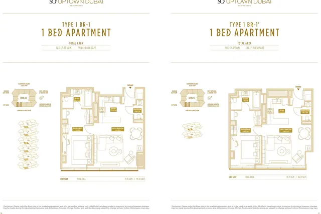 1 bed apartment