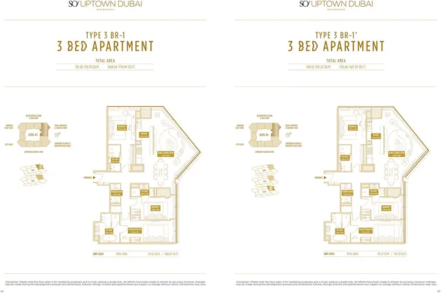 3 bed apartment