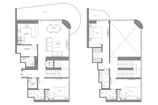 3 bedroom Duplex apartment