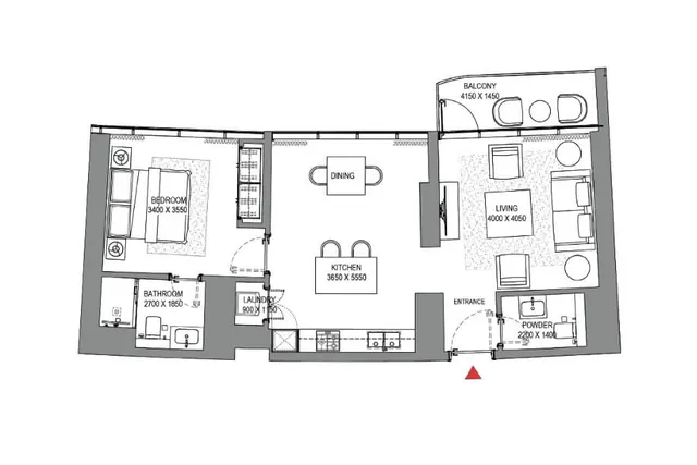 1 bedroom
