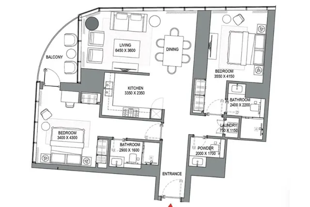 2 bedroom