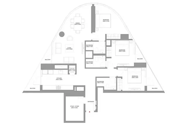 3,5 bedroom apartment