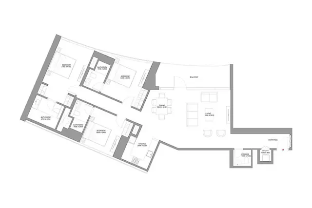 3 bedroom apartment