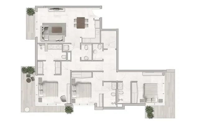 3 bedroom apartment