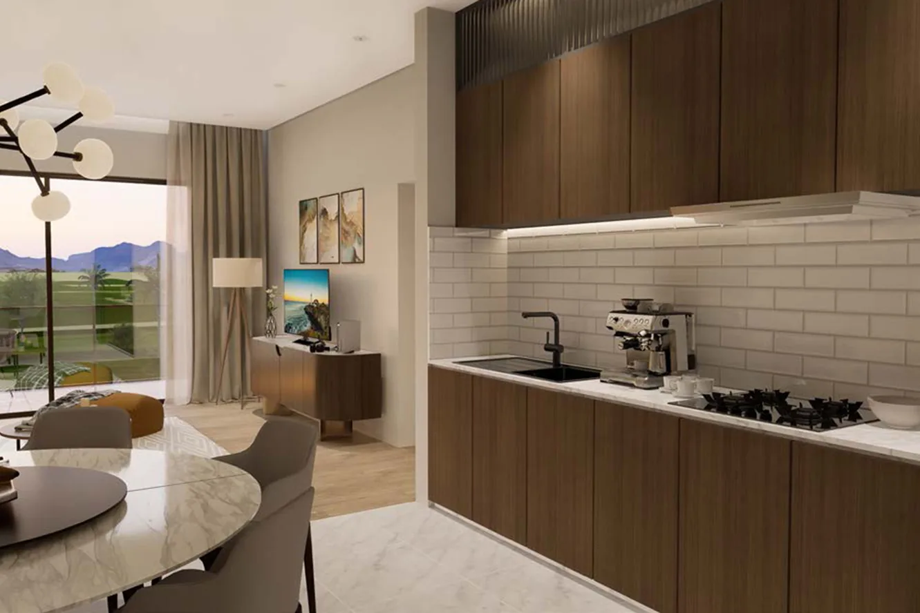 Turnkey view apartments with built-in appliances