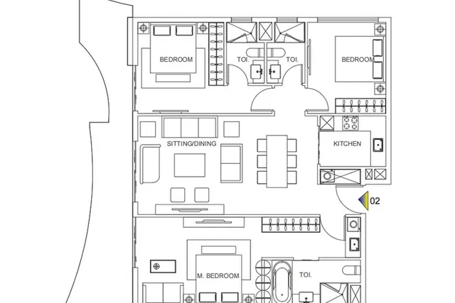 3 bedroom apartment